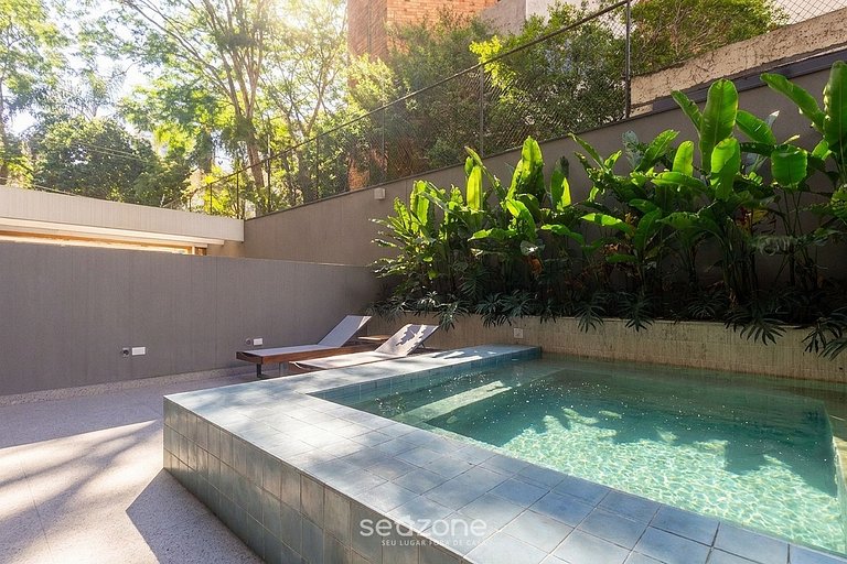 Studio c/ Balcón en Condo. c/ Piscina MSI0307