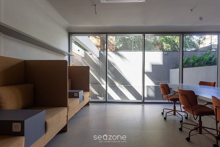 Studio c/ Balcón en Condo. c/ Piscina MSI0307