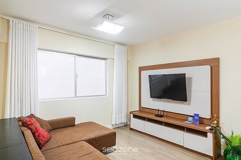 Apto. em Cond. c/ Churrasq. a 980m Praia RCL0104