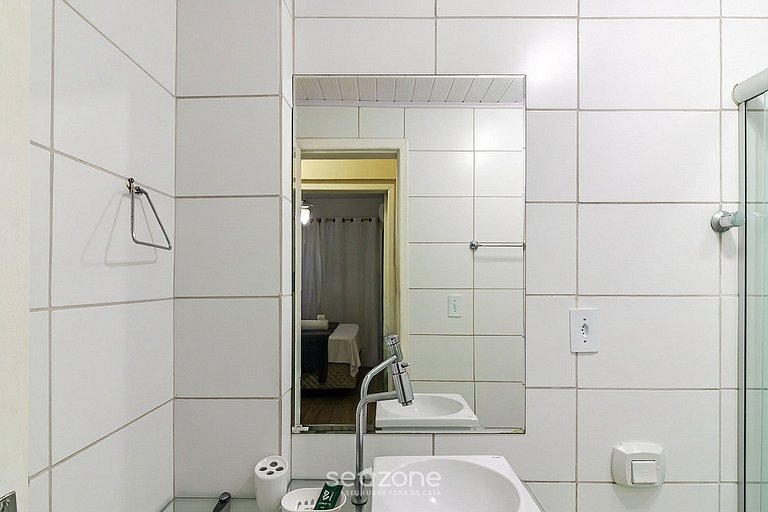Apto. em Cond. c/ Churrasq. a 287m Praia RCL0104