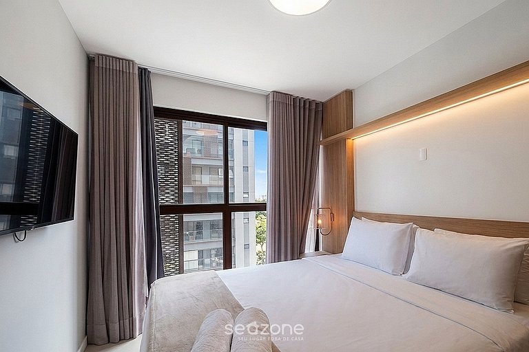 Apartamento charmoso a 150 metros da praia NAU0409
