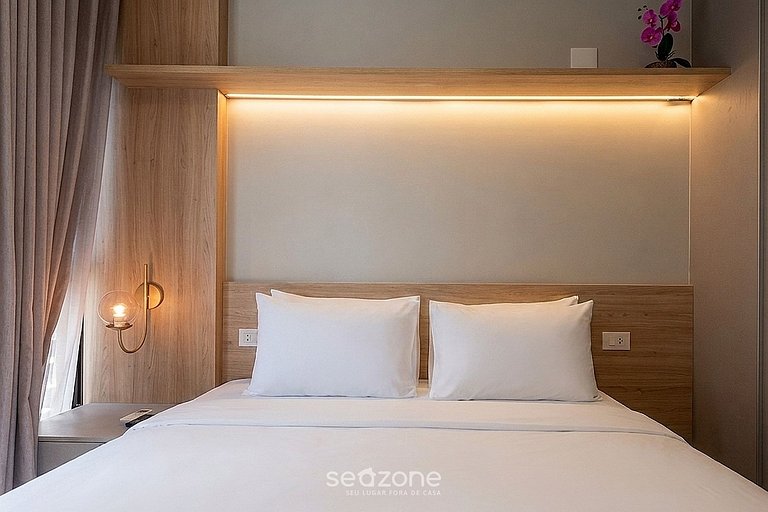 Apartamento charmoso a 150 metros da praia NAU0409