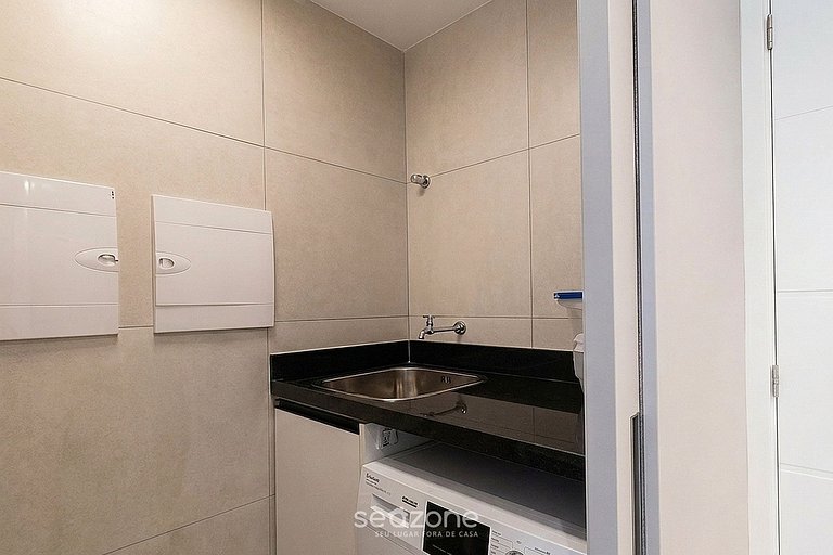 Apartamento charmoso a 150 metros da praia NAU0409