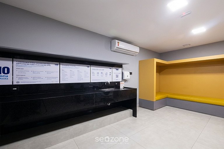 Apartamento charmoso a 150 metros da praia NAU0409