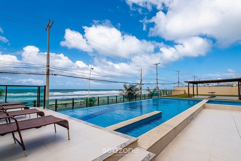 Apto. em Cond. c/ Piscina a 10m da Praia VRO0102