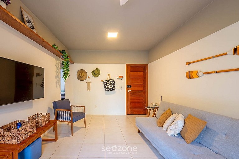 Apto. em Cond. c/ Varanda e Piscina VRL0006