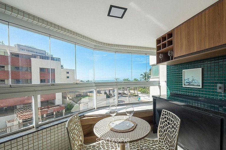Apto. c/ Balcón y Vista Mar en Condo. BUU0201