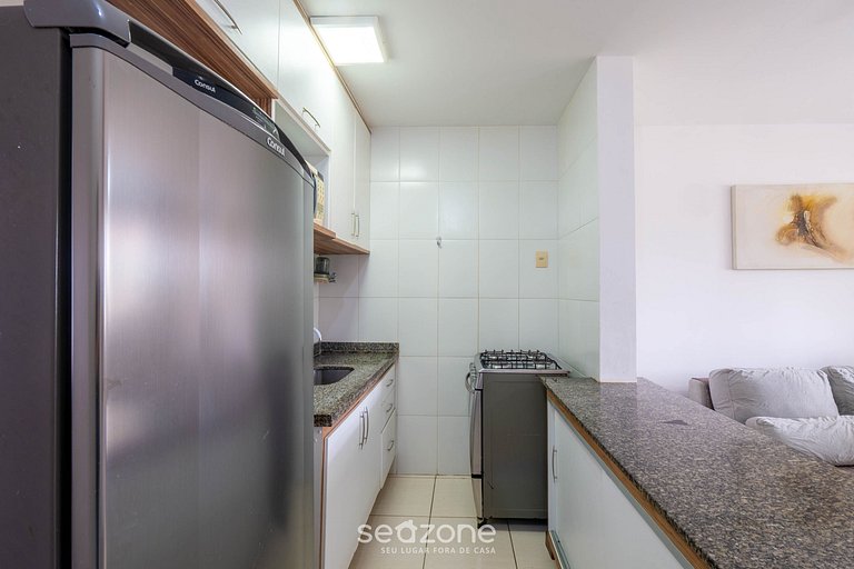 Apto. c/ Balcón en Condo. c/ Piscina BNA0012