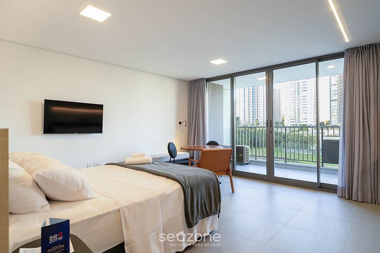 Incrível c/ Varanda e Vista p/ Cidade AET625