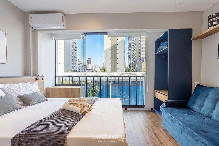 Apto. en Condo. c/ Piscina y Vista Cid. SBU0404