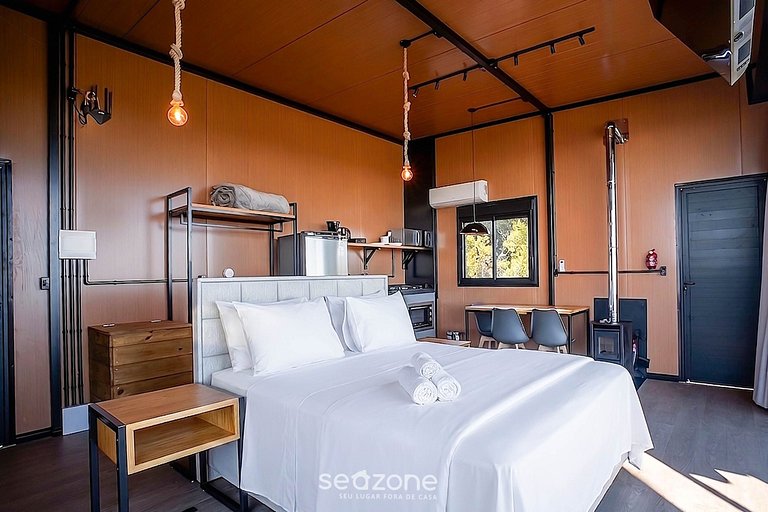 Studio c/ jacuzzi priv. e vista Montanha VST043