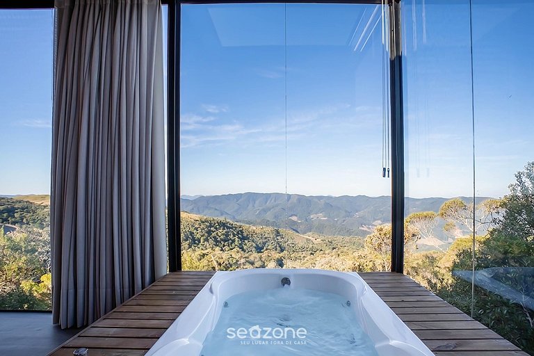 Studio c/ jacuzzi priv. e vista Montanha VST043