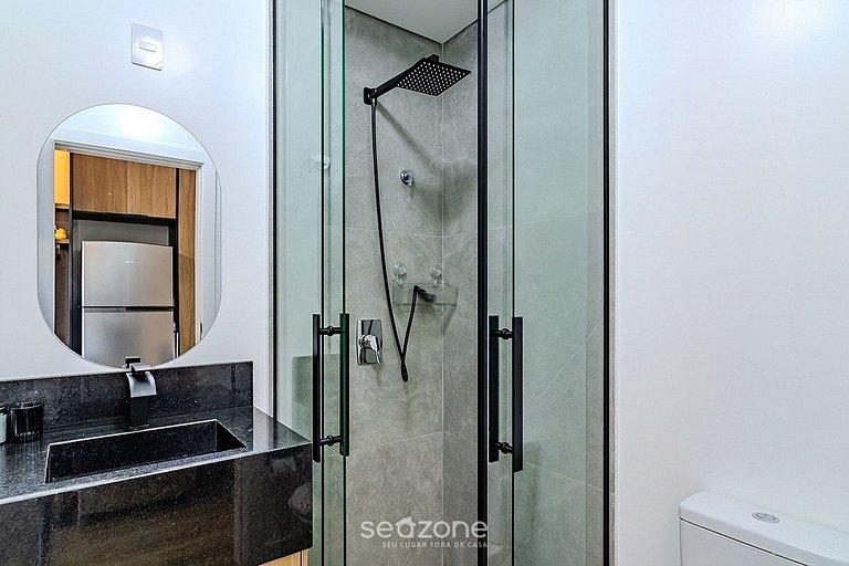 Studio c/ Varanda em Cond. c/ Piscina PSO0408