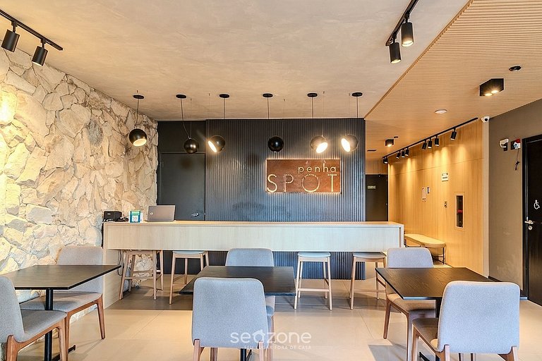 Studio c/ Varanda em Cond. c/ Piscina PSO0408