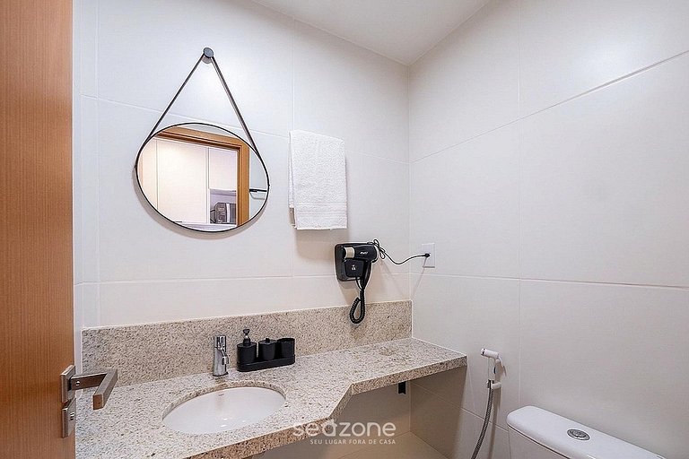 Studio em Cond. c/ Piscina e Vista Mar SAA0217