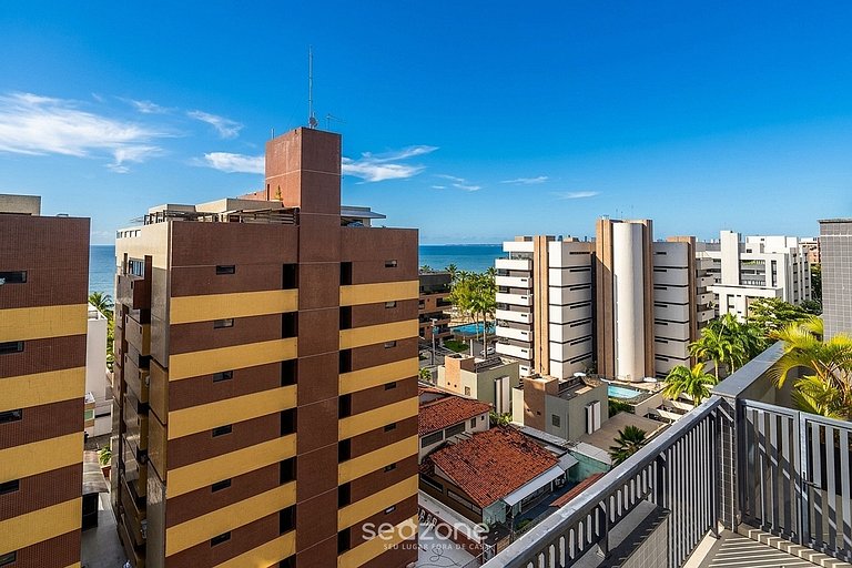 Studio c/ Varanda em Cond. c/ Piscina QUA0501