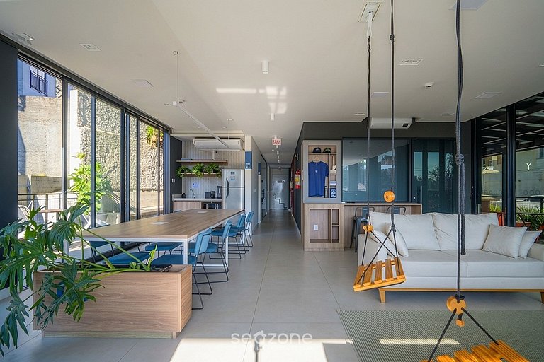 Studio em Cond. c/ Vista Cid. e Garagem PCA0403