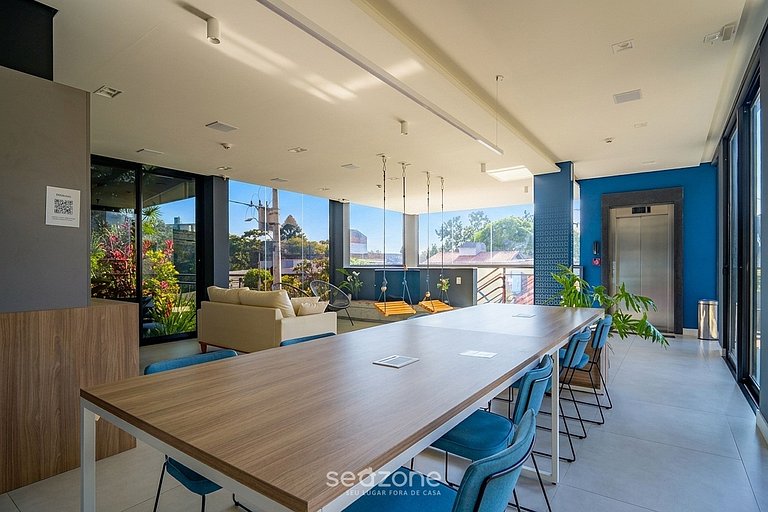 Studio em Cond. c/ Vista Cid. e Garagem PCA0403