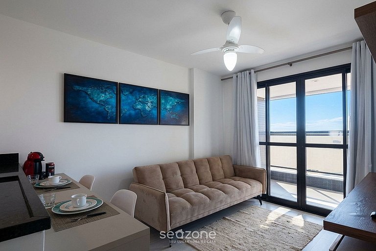 Apto. em Cond. c/ Piscina e Vista Praia DLO0050