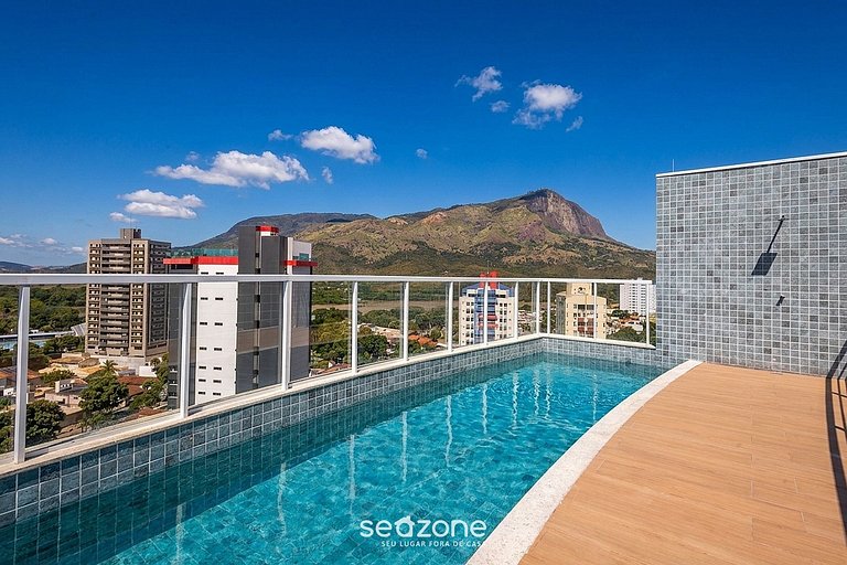 Studio c/ Varanda em Cond. c/ Piscina MSU0502
