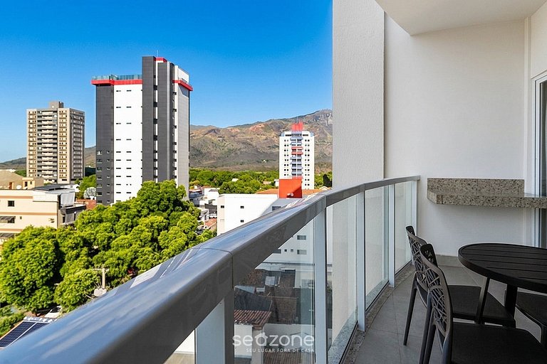 Studio c/ Varanda em Cond. c/ Piscina MSU0502