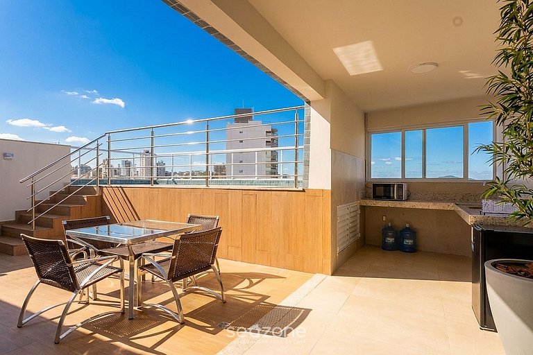 Studio c/ Varanda em Cond. c/ Piscina MSU0502