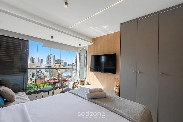 Estudio en Condo. c/ Piscina en Barra ZBA1202