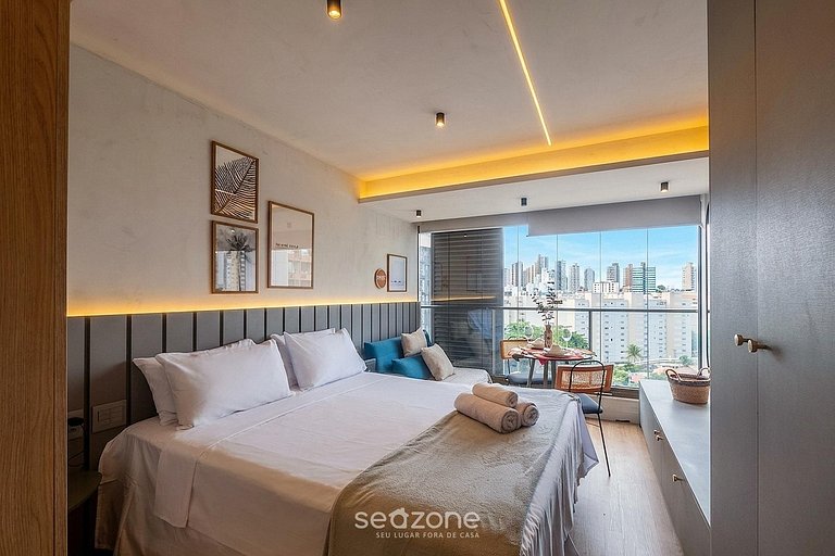 Estudio en Condo. c/ Piscina en Barra ZBA1202