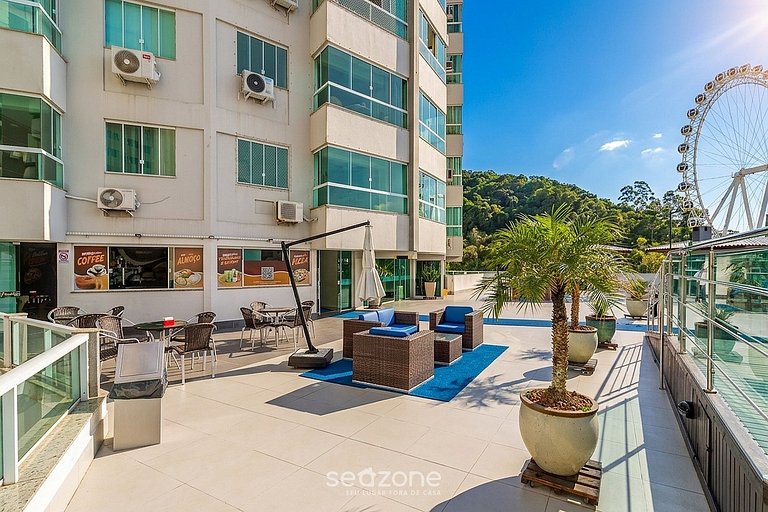 Apto. en Condo. c/ Piscina y Vista Cid. INT1812