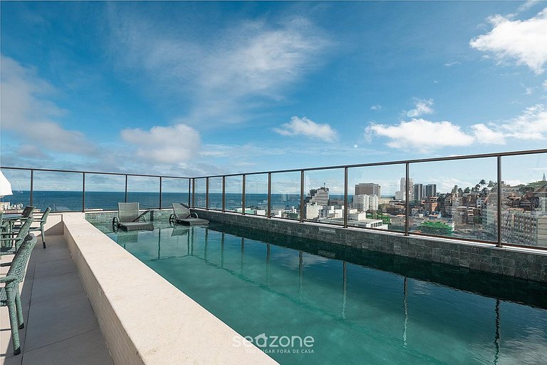 Apto. c/ Balcón en Condo. c/ Piscina HOA0107