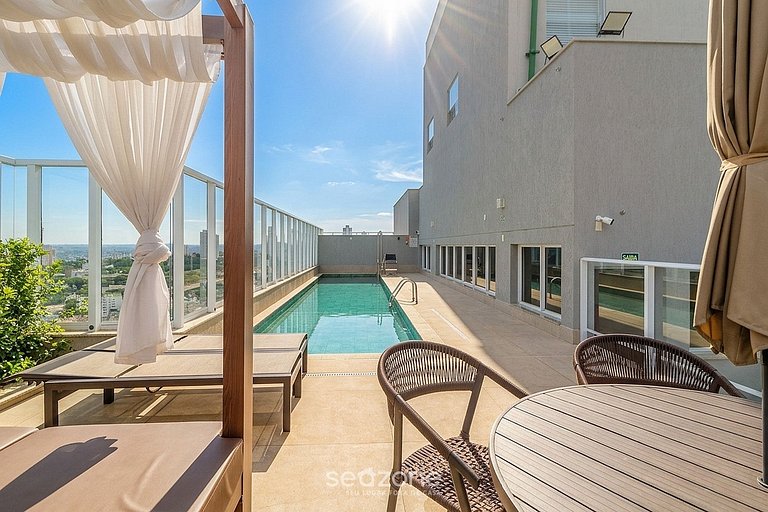 Apto. en Condo. c/ Piscina y Vista Cid. KSP1003