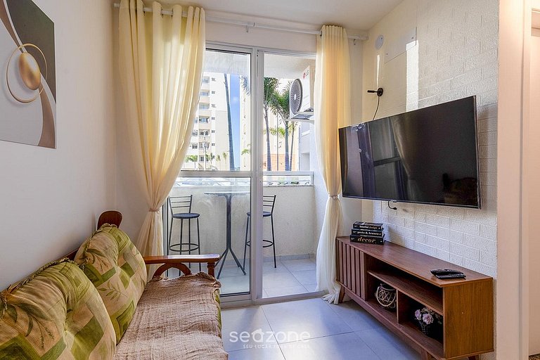 Apto. en Condo. c/ Piscina prox. Playa VET0104