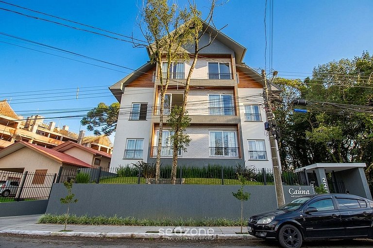 Apto. c/ Lareira, Vista Cid. e Garagem CUN0102