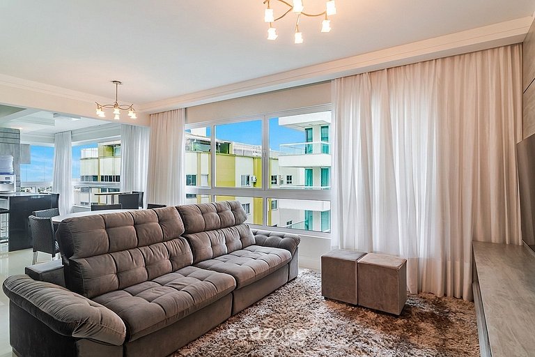 Apto. c/ Varanda e Vista Mar DUN0501