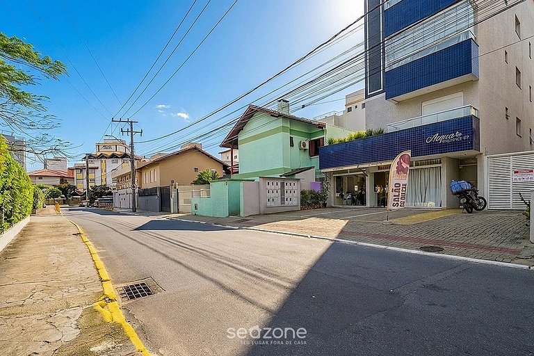 Apto. c/ churrasq. e vista mar PRA0401