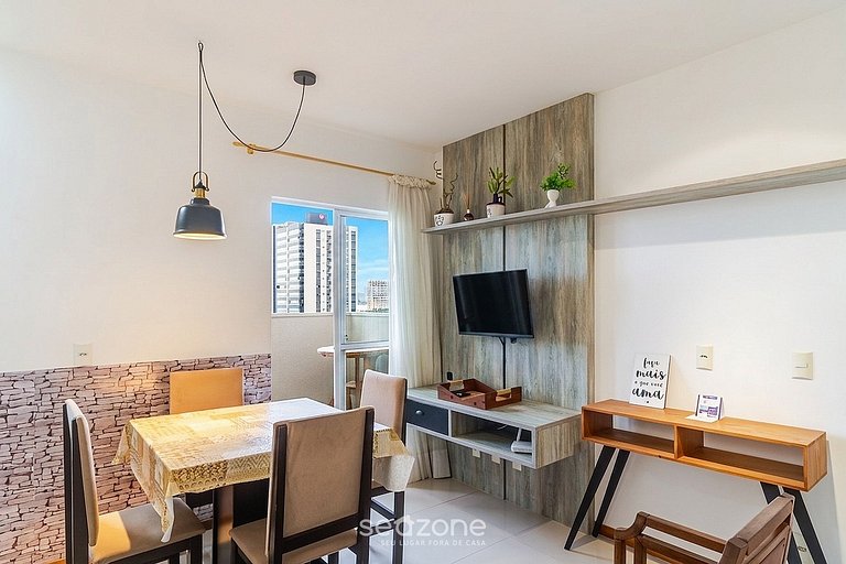 Apto. em Cond. c/ Piscina e Vista Mar RLT0805