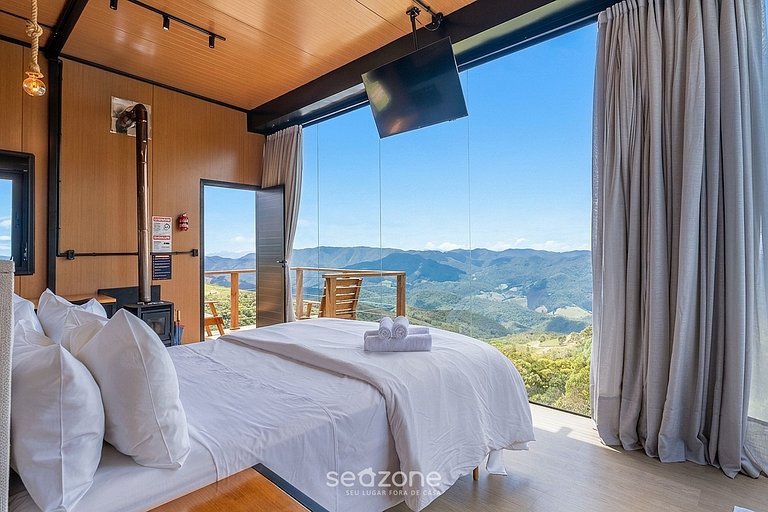 Cabana com vista panorâmica da Serra VST044