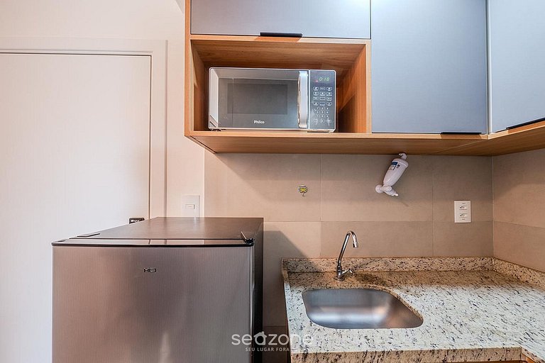 Studio en Condo. c/ Piscina a 720m Playa CLF0143