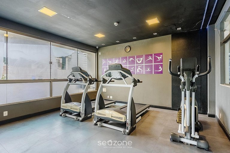 Studio em Cond. c/ Piscina e Terraço CUR0807