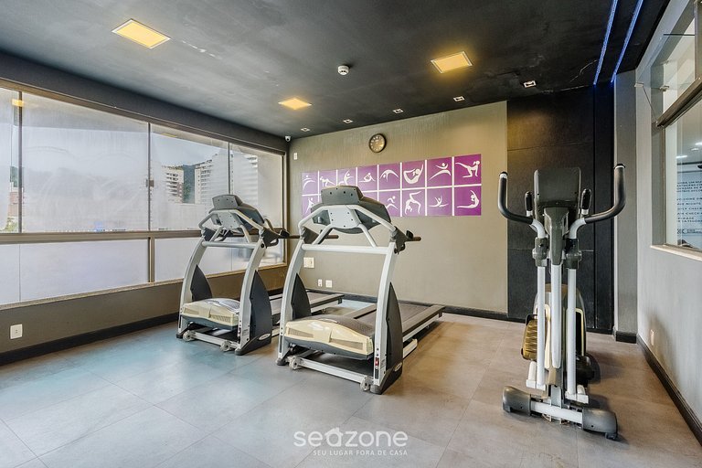 Studio em Cond. c/ Piscina e Terraço CUR0807