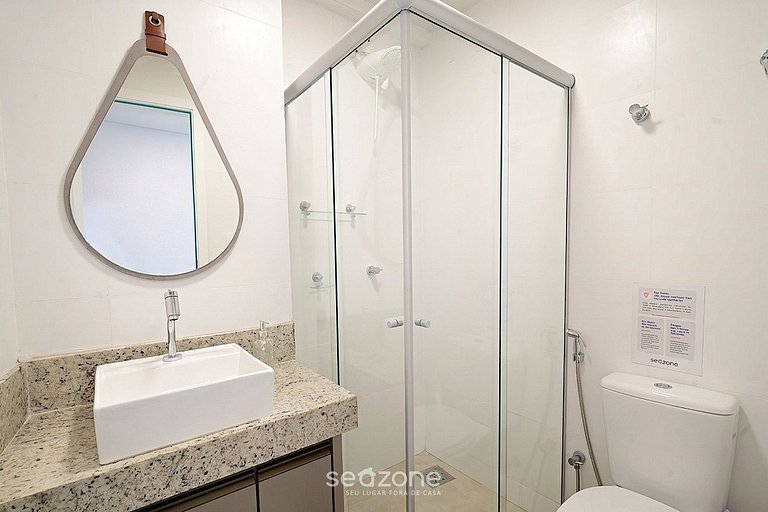Studio em Cond. c/ Piscina e Vista Cid. MSU0903