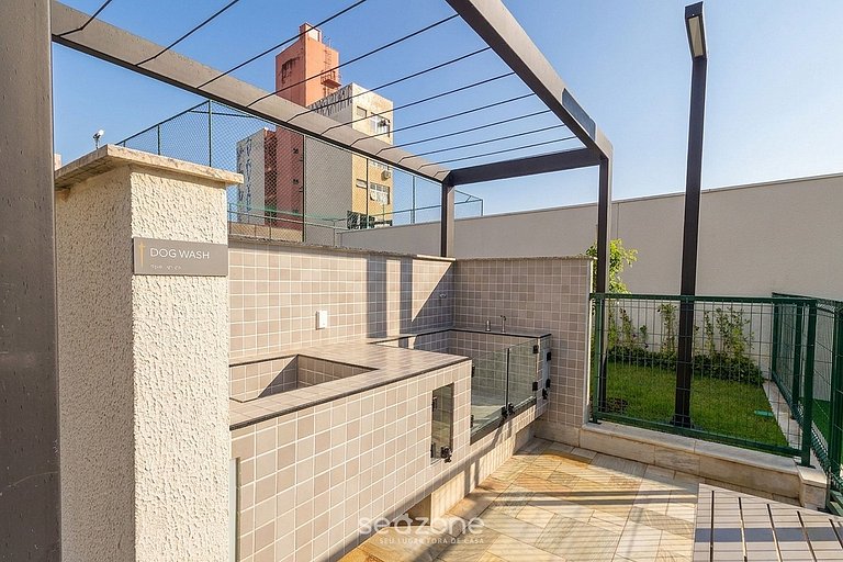 Studio em Cond. c/ Piscina e Vista Cid. SRU3308