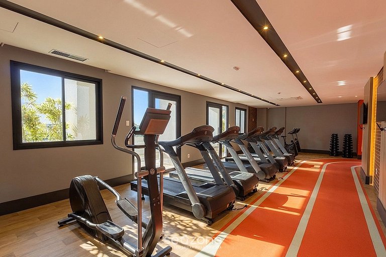 Studio em Cond. c/ Piscina e Vista Cid. SRU3308