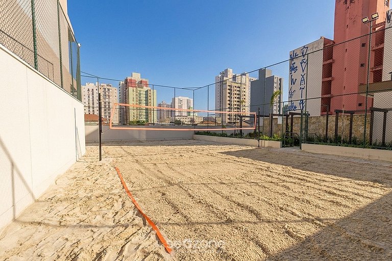 Studio em Cond. c/ Piscina e Vista Cid. SRU3308