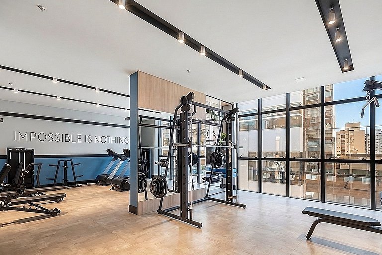Depto c/ piscina y gym 350m Meia Praia IFT0808