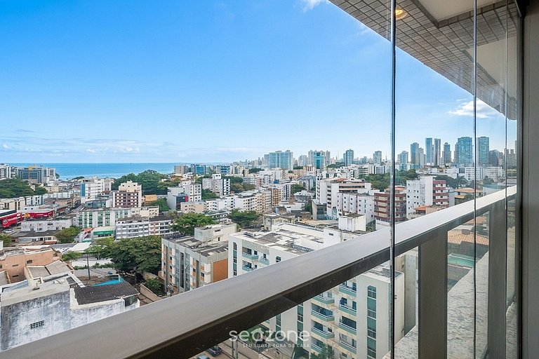 Apto. en Condo. c/ Piscina y Vista Mar EDF0907