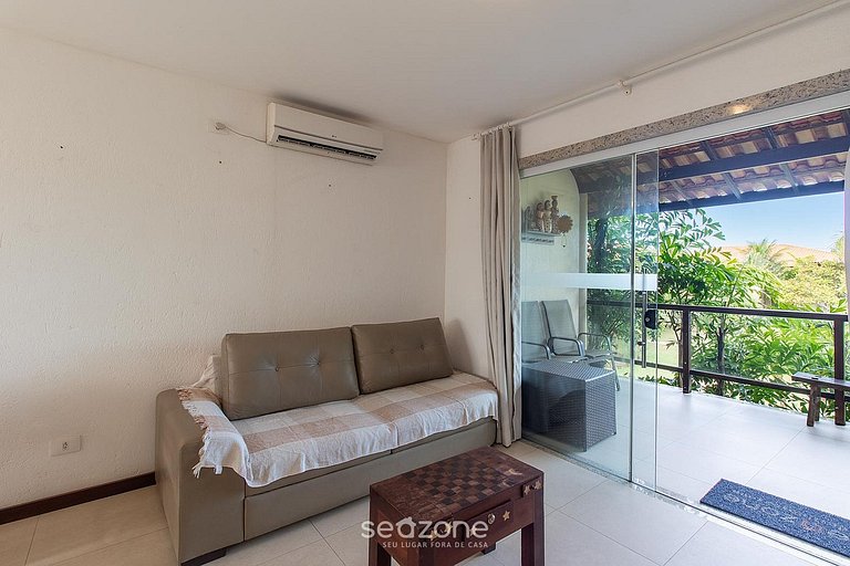 Apto. c/ Varanda e Piscina a 890m Praia TPZ0422