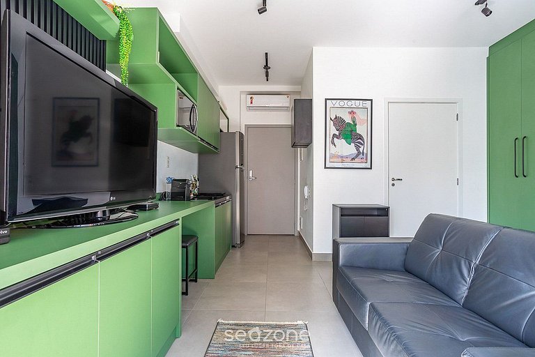 Hermoso studio 270m del metro Oscar Freire COE0406