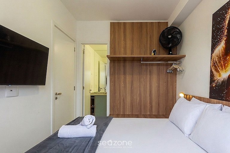 Apto. c/ Balcón, Vista Ciudad en Condo. NVA2217