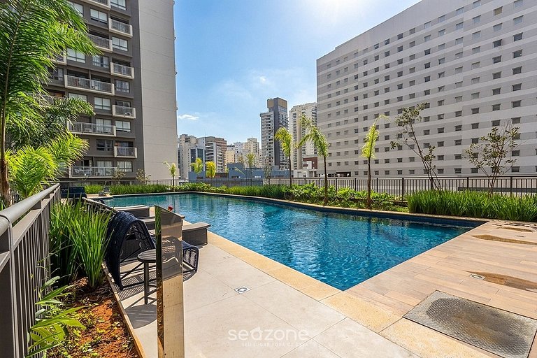 Apto. c/ Balcón, Vista Ciudad en Condo. NVA2217